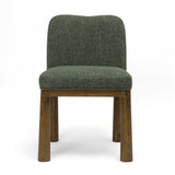 Tiara Performance Basketweave Fabric Dining Chair - Green