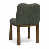 Tiara Performance Basketweave Fabric Dining Chair - Green