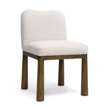 Tiara Performance Basketweave Fabric Dining Chair - Cream