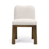 Tiara Performance Basketweave Fabric Dining Chair - Cream