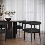 Spara Performance Vegan Leather Dining Chair - Black
