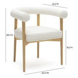 Spara Performance Vegan Leather Dining Chair - White