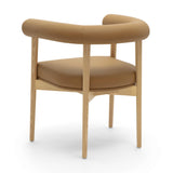 Spara Performance Vegan Leather Dining Chair - Cognac