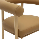 Spara Performance Vegan Leather Dining Chair - Cognac