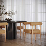 Spara Performance Vegan Leather Dining Chair - Cognac