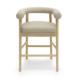 Spara Performance Vegan Leather Counter Stool - Taupe