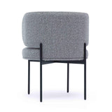 Maureen Speckled Grey Performance Boucle Dining Chair