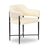 Sezanne 2-Tone Performance Vegan Leather Dining Chair - Cream
