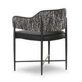 Sezanne 2-Tone Performance Vegan Leather Dining Chair - Black