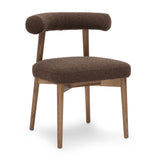 Spara Performance Boucle Side Chair - Chocolate Brown