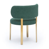 Margaret Green Performance Chenille Dining Chair
