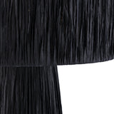 Shelby Raffia Table Lamp - Black