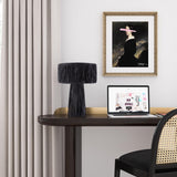 Shelby Raffia Table Lamp - Black