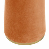 Graham Velvet Floor Lamp - Terracotta