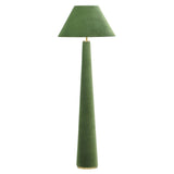 Graham Velvet Floor Lamp - Green