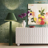 Graham Velvet Floor Lamp - Green
