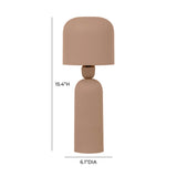 Shroom Metal Table Lamp - Terracotta
