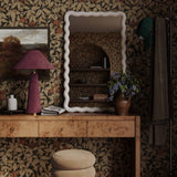 Graham Velvet Table Lamp - Burgundy