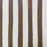 Maiori Striped Papier Mache Table Lamp - Brown Stripes