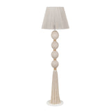 Samba White Cotton Floor Lamp