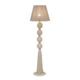 Samba White Cotton Floor Lamp