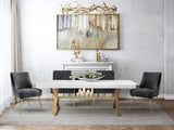 Adeline 95" Lacquer Rectangular Dining Table - White
