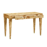 Brandyss 48" Burl 2-Drawer Work Desk - Natural