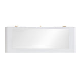 Hollywood 56" White 13-Drawer Vanity Desk