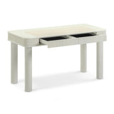 Sarah 55" Cream 2-Drawer Executive Work Desk
