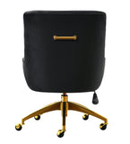Beatrix Performance Velvet Office Swivel Chair - Black