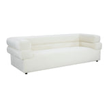 Elsa 98" Performance Fabric Sofa by Inspire Me! Home Decor - Cream