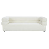 Elsa 98" Performance Fabric Sofa by Inspire Me! Home Decor - Cream