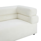Elsa 98" Performance Fabric Sofa by Inspire Me! Home Decor - Cream