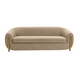 Lina 93" Performance Fabric Sofa by Inspire Me! Home Decor - Cafe Au Lait