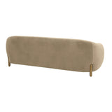Lina 93" Performance Fabric Sofa by Inspire Me! Home Decor - Cafe Au Lait