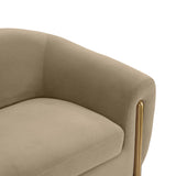 Lina 93" Performance Fabric Sofa by Inspire Me! Home Decor - Cafe Au Lait