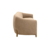 Lina 93" Performance Fabric Sofa by Inspire Me! Home Decor - Cafe Au Lait