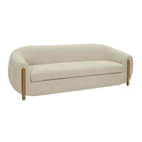 Lina 93" Performance Fabric Sofa by Inspire Me! Home Decor - Textured Grey