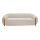 Lina 93" Performance Fabric Sofa by Inspire Me! Home Decor - Textured Grey