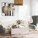 Lana Mirrored Coffee Table by Inspire Me! Home Decor (43"-48") - Large