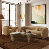 Judy 80" Contract-Grade Boucle Sofa - Honey