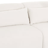 Tarra 3-Piece Cream Performance Chenille Modular Sectional - RAF