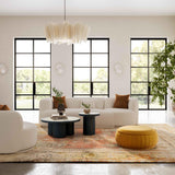 Fickle Cream Performance Boucle 2-Piece Modular Sofa - LAF