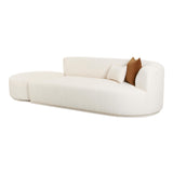 Fickle 112" 2-Piece Cream Performance Boucle Chaise Modular Sofa - RAF
