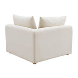 Hangover Cream Performance Linen Modular Corner Chair