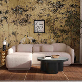 Misty 2-Piece Cream Performance Boucle L-Shaped Sectional - LAF
