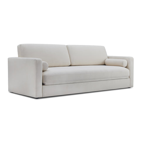 Ryan 91" Cream Upcycled Performance Linen Sleeper Sofa