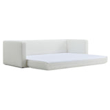 Ryan 91" Performance Boucle Sleeper Sofa - Cream