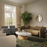 Lou 91" Performance Velvet Sofa - Cafe Au Lait