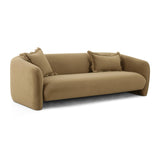 Lou 91" Performance Velvet Sofa - Cafe Au Lait